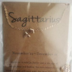 Zodiac Charm And Chain Sagittarius